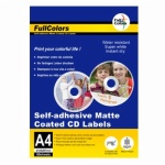 100gsm Self-adhesive matte coated CD labels