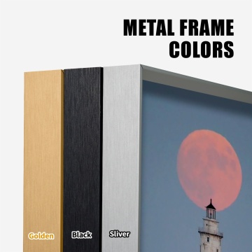 Custom Full-frame decorative painting on fine art paper metal frame for hotel home office wall decoration