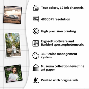 Custom Decorative Painting on Fine Art Paper PS frame for hotel home office wall decoration