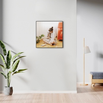 Custom Wall Art Canvas Painting Artwork  Metal Framed for Living Room Bedroom Bathroom Dinning Room Home Office Wall Décor